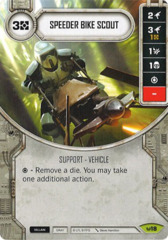 Speeder Bike Scout (Sold with matching Die)